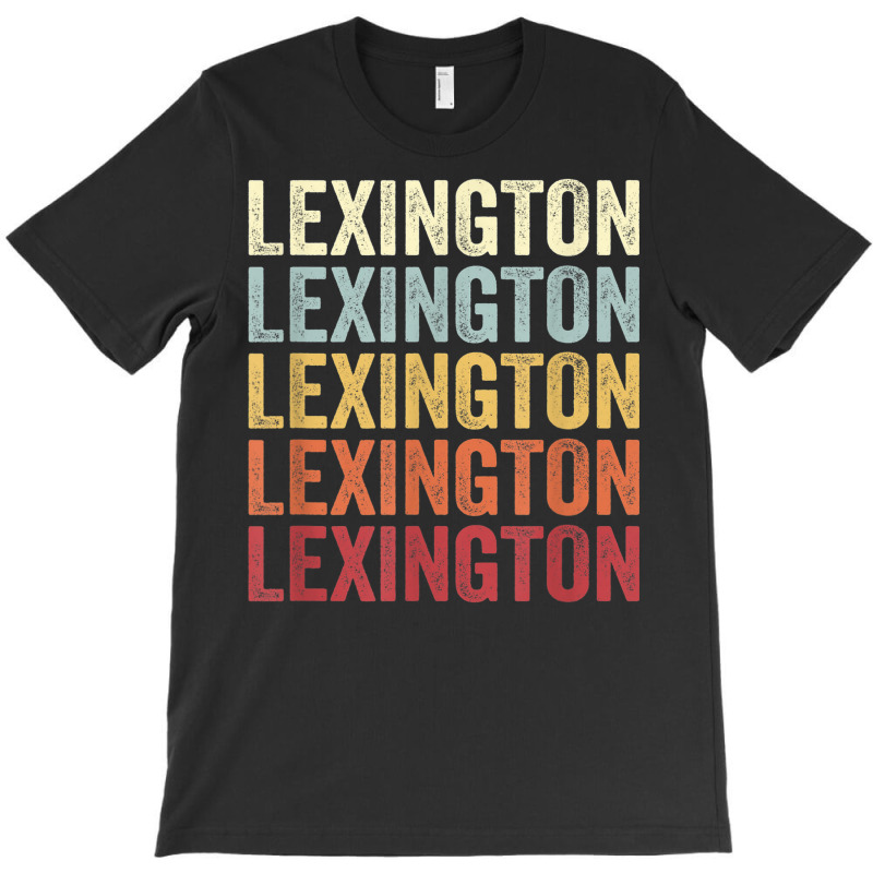 Lexington Tennessee Lexington Tn Retro Vintage Text T-Shirt by Color | Artistshot