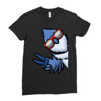 Bird Lover T- Shirt Blue Jay Bird Cyanocitta Cristata T- Shirt (1) Ladies Fitted T-shirt | Artistshot