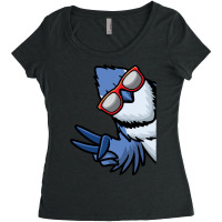 Bird Lover T- Shirt Blue Jay Bird Cyanocitta Cristata T- Shirt (1) Women's Triblend Scoop T-shirt | Artistshot