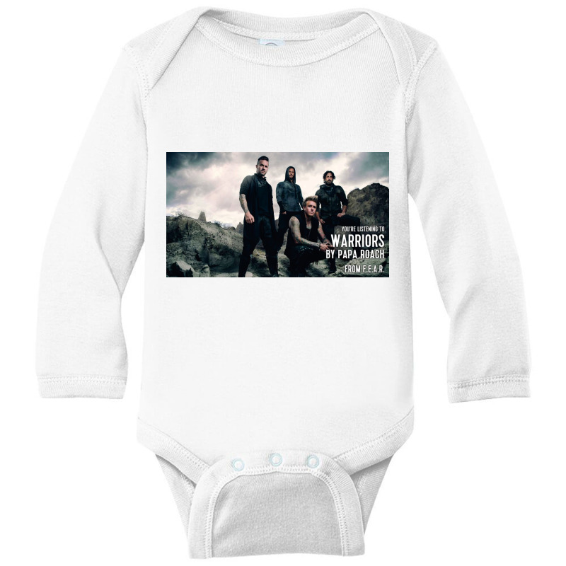 Warrior Papa Long Sleeve Baby Bodysuit | Artistshot