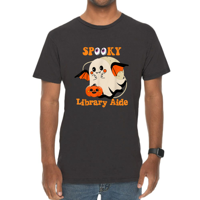 Funny Spooky Library Aide One Vintage T-Shirt by HunterWare | Artistshot