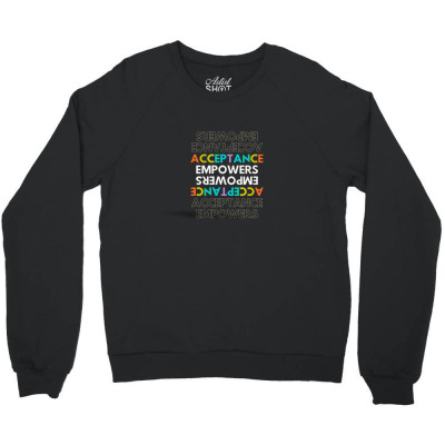 Text Message Incentive Acceptance Empowers T-shirts Crewneck Sweatshirt Designed By Arnaldo Da Silva Tagarro