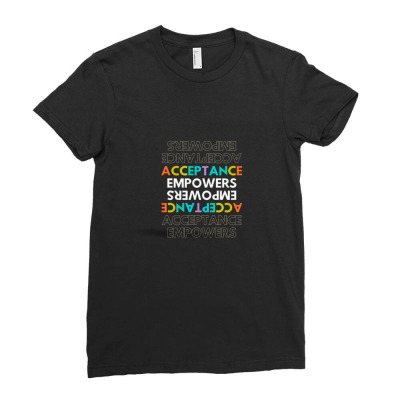 Text Message Incentive Acceptance Empowers T-shirts Ladies Fitted T-shirt Designed By Arnaldo Da Silva Tagarro
