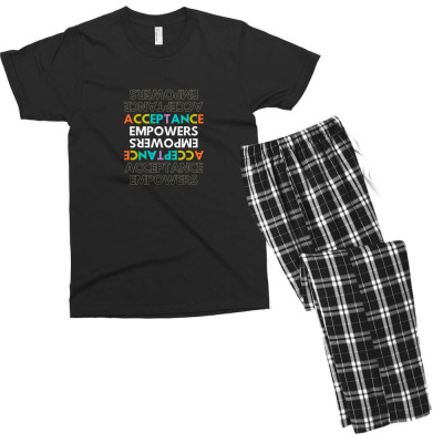Text Message Incentive Acceptance Empowers T-shirts Men's T-shirt Pajama Set Designed By Arnaldo Da Silva Tagarro
