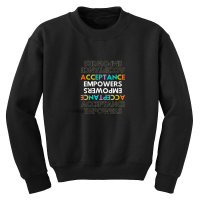 Text Message Incentive Acceptance Empowers T-shirts Youth Sweatshirt Designed By Arnaldo Da Silva Tagarro