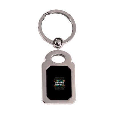 Text Message Incentive Acceptance Empowers T-shirts Silver Rectangle Keychain Designed By Arnaldo Da Silva Tagarro