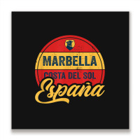 Marbella Costa Del Sol Spain Espana Metal Print Square | Artistshot