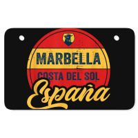 Marbella Costa Del Sol Spain Espana Atv License Plate | Artistshot