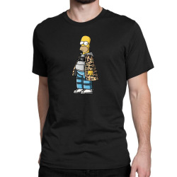Homer army Classic T-shirt | Artistshot
