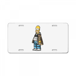Homer army License Plate | Artistshot