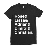 Rose _amp_ Lissa _amp_ Adrian _amp_ Dimitri _amp_ Christian. (vampire  Ladies Fitted T-shirt | Artistshot