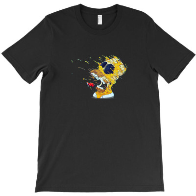 Homer Visible Skull T-shirt Designed By Dmyada