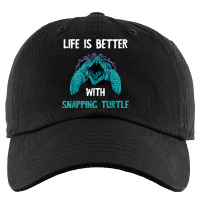 Snapping Turtle Life Is Better Aligator Snapping Turtle Kids Cap | Artistshot