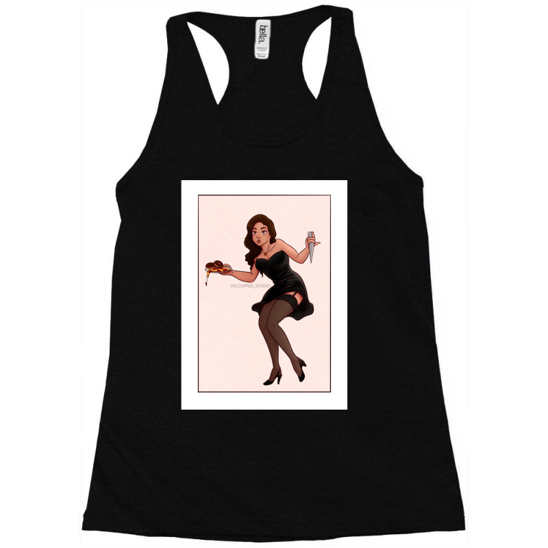 Rose Pinup Racerback Tank by cm-arts | Artistshot