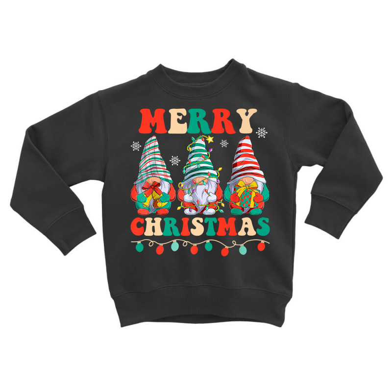 Gnome Xmas Light Pajamas Merry Christmas Matching Group Premium T Shir Toddler Sweatshirt by qozhytyzhyshy | Artistshot