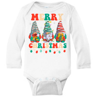 Gnome Xmas Light Pajamas Merry Christmas Matching Group Premium T Shir Long Sleeve Baby Bodysuit | Artistshot