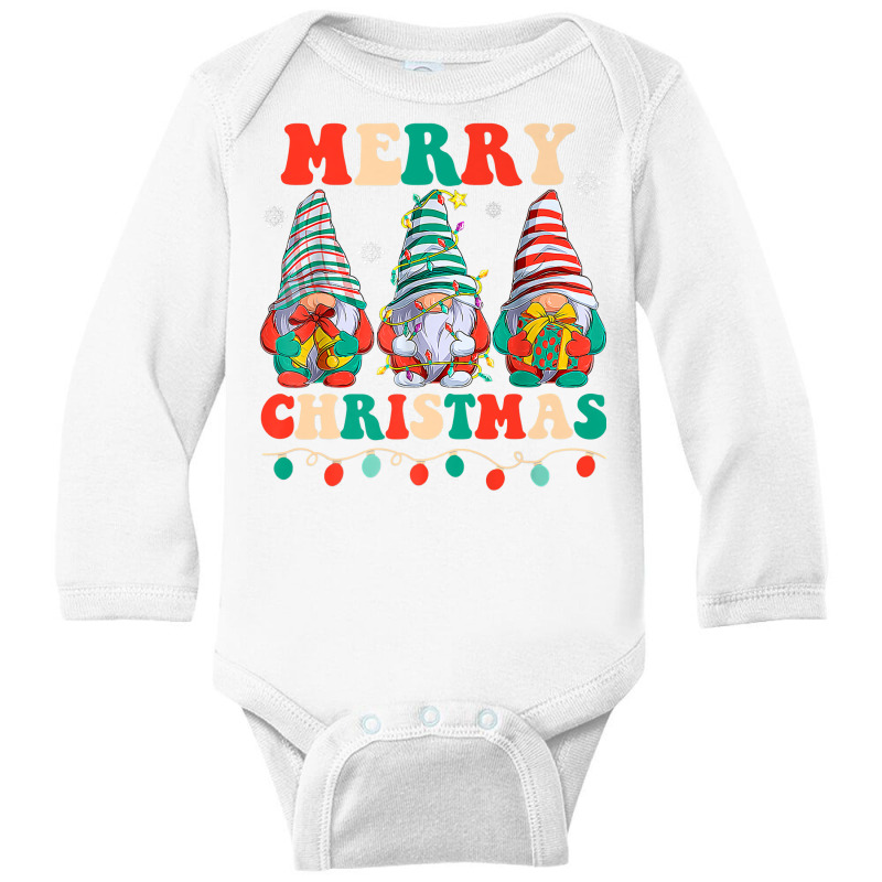 Gnome Xmas Light Pajamas Merry Christmas Matching Group Premium T Shir Long Sleeve Baby Bodysuit by qozhytyzhyshy | Artistshot