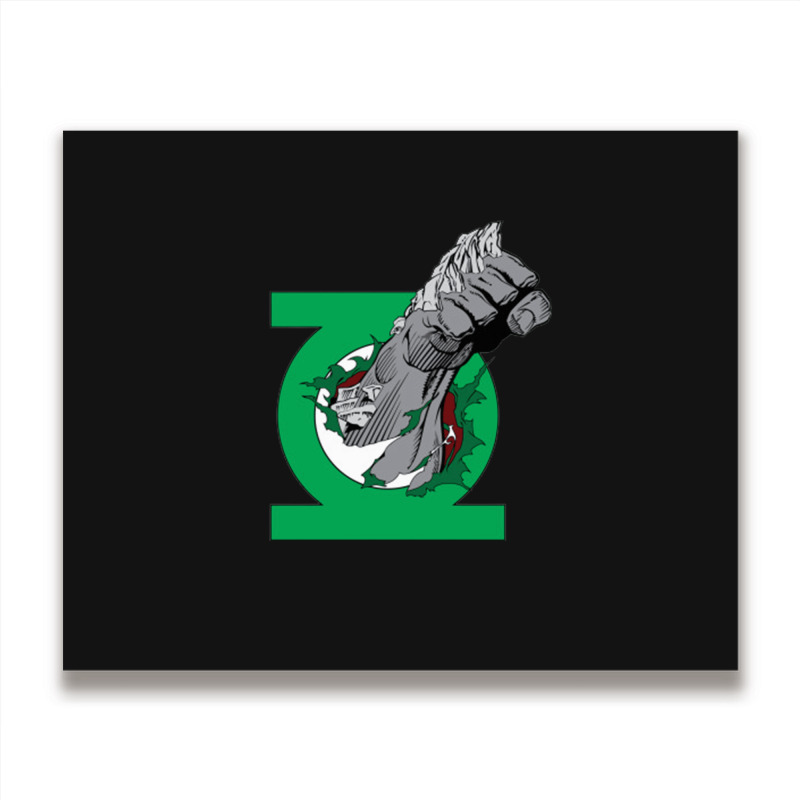 Doomsday Green Lantern,super Hero Metal Print Horizontal | Artistshot