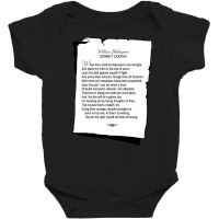 William Shakespeare's Sonnet 88 Baby Bodysuit | Artistshot