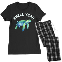 Shell Yeah  Cute Tortoise & Sea Turtle Lover Women's Pajamas Set | Artistshot