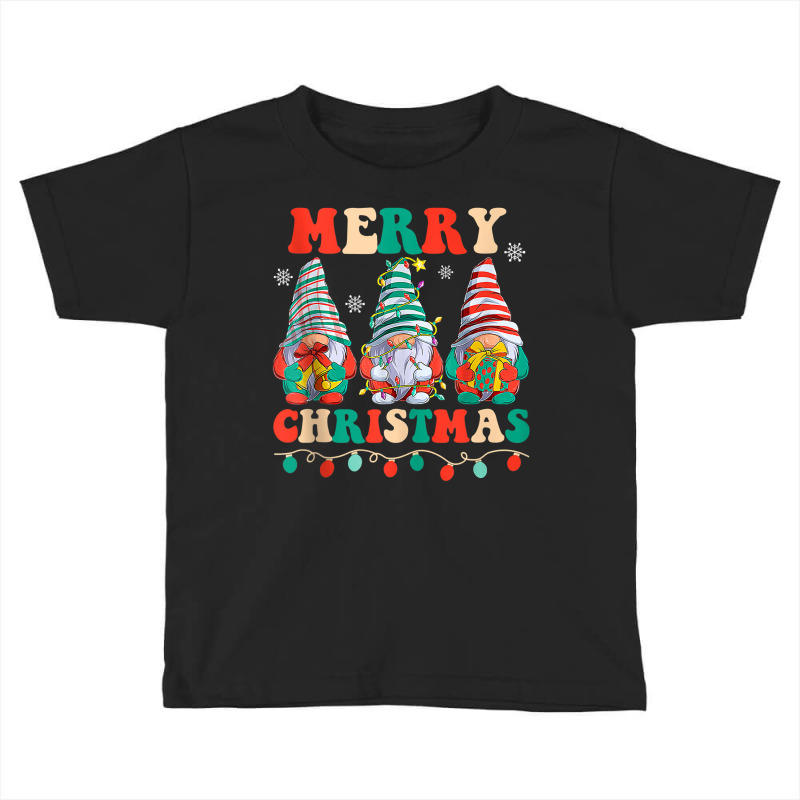 Gnome Xmas Light Pajamas Merry Christmas Matching Group Tank Top Toddler T-shirt by qozhytyzhyshy | Artistshot