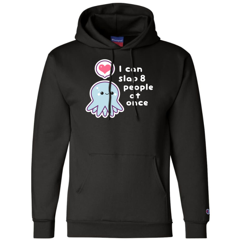 Funny Slapping Octopus Gift Champion Hoodie | Artistshot