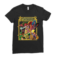 Dnd Animated Dungeons Dragons-fhxud Ladies Fitted T-shirt | Artistshot