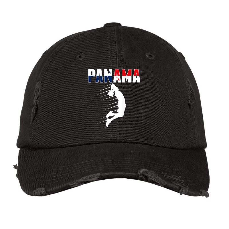 Proud Panama Basketball Fans Jersey   Panamanian Flag Baller T Shirt Vintage Cap by cm-arts | Artistshot