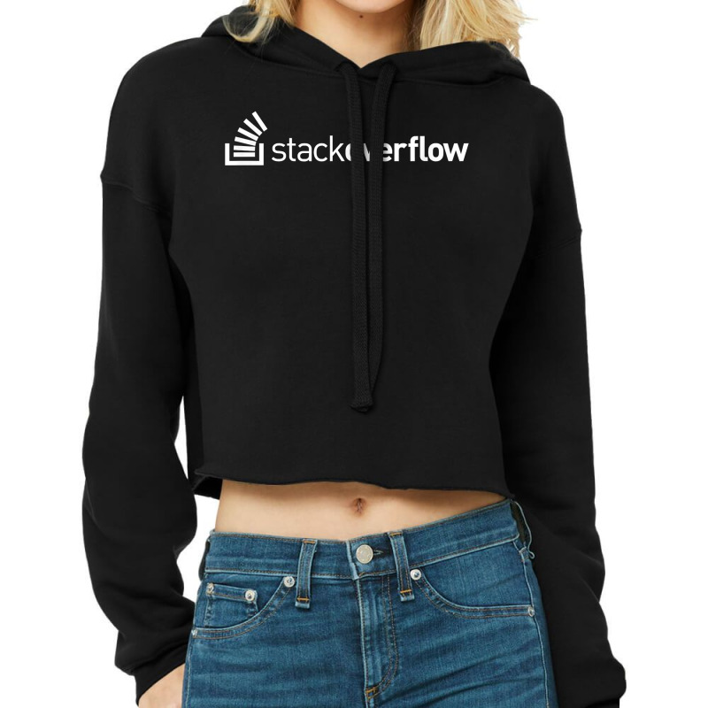 Stack Overflow   Software Developers, Programmers, Coders V2 T Shirt Cropped Hoodie by cm-arts | Artistshot