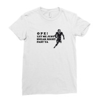 Running Back Ope Let Me Sneak Right Past Ya Ladies Fitted T-shirt | Artistshot