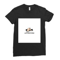 Take Adventure Go For Camping Explore The Nature Sleeveless Top Ladies Fitted T-shirt | Artistshot