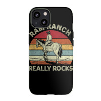 Ram Ranch Really Rock Vintage Western Rodeo Cowboy Horseback Premium T Iphone 13 Case | Artistshot