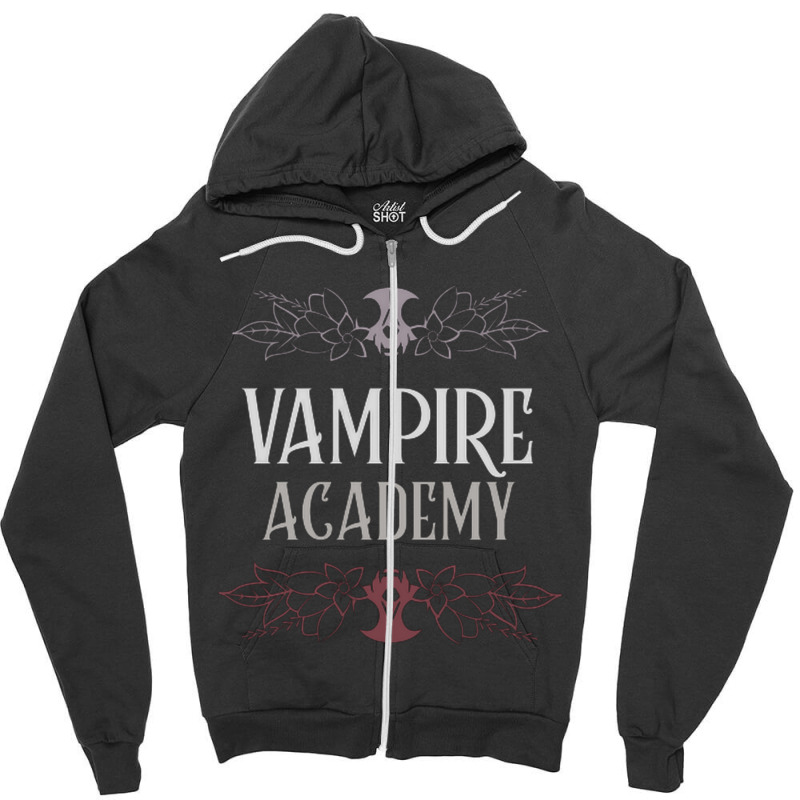 Vampire Academy Bloody Rose Zipper Hoodie by cm-arts | Artistshot