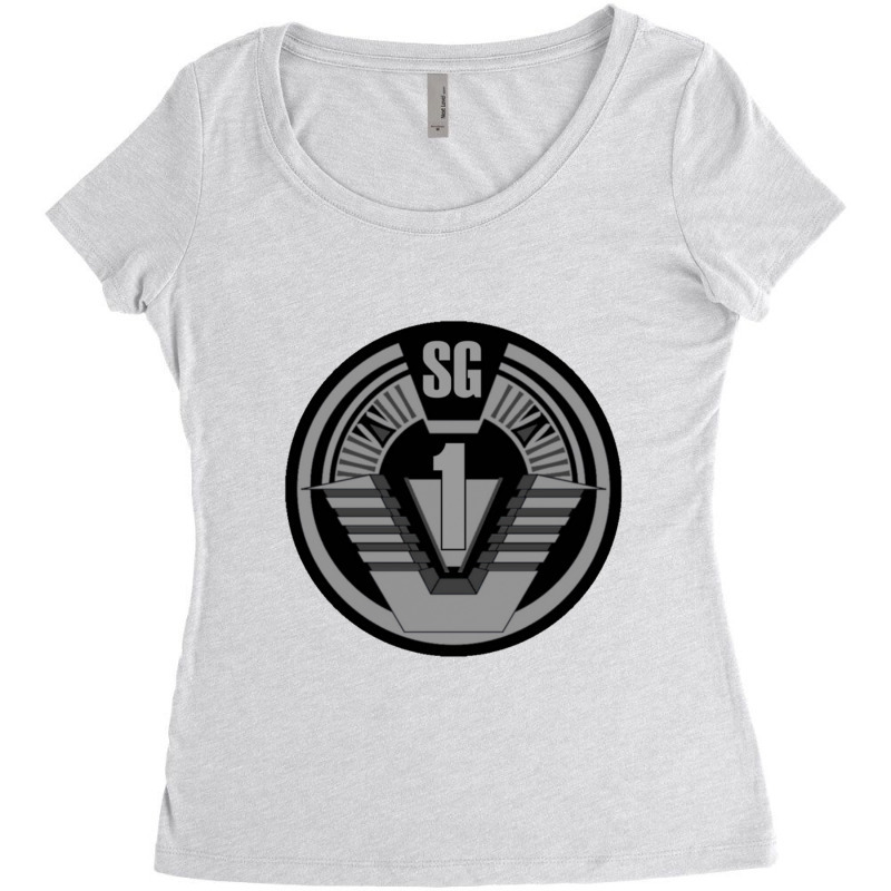 Stargate Sg1 Women's Triblend Scoop T-shirt by Guillermina | Artistshot