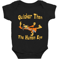 Art Quicker Than The Human Eye Hong Kong Phooey Located In The Dumpste Baby Bodysuit | Artistshot