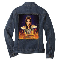 Bon Scott Ladies Denim Jacket | Artistshot