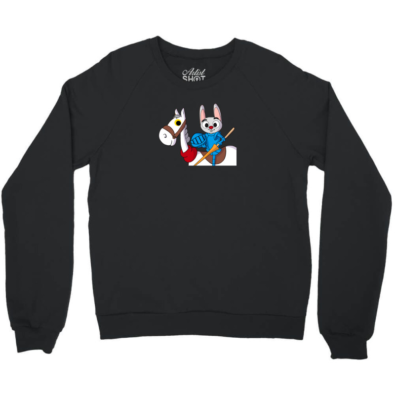 Crusader Rabbit Colour Crewneck Sweatshirt | Artistshot