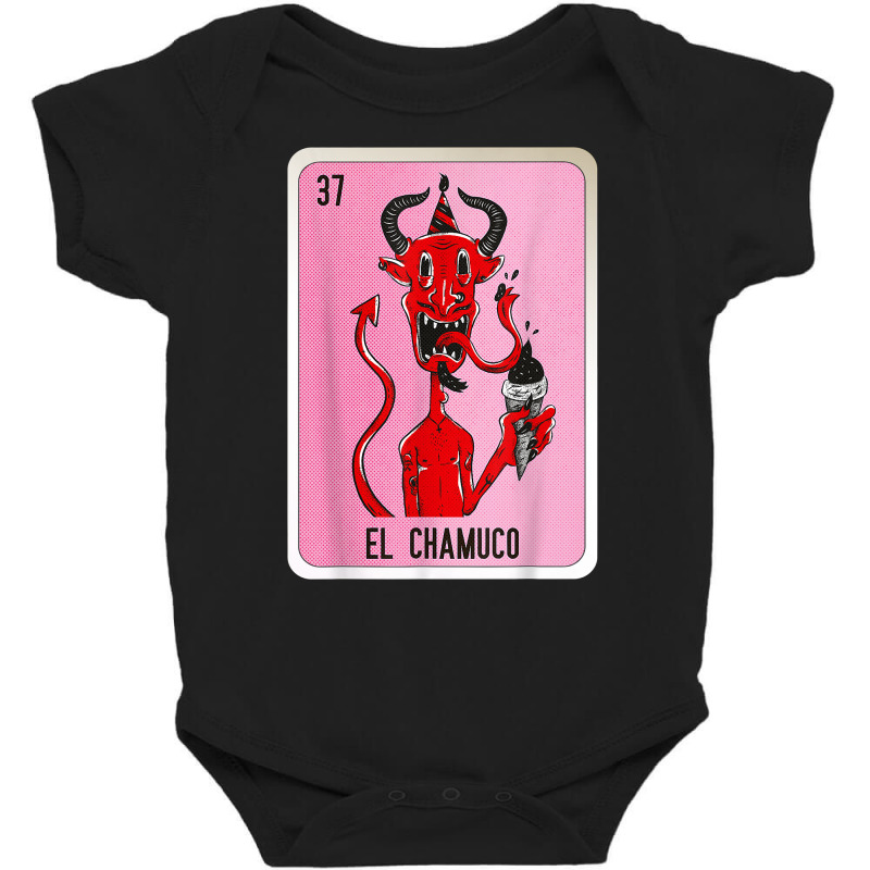 El Chamuco Mexican Slang Lottery Bingo Cards T Shirt Baby Bodysuit by cm-arts | Artistshot