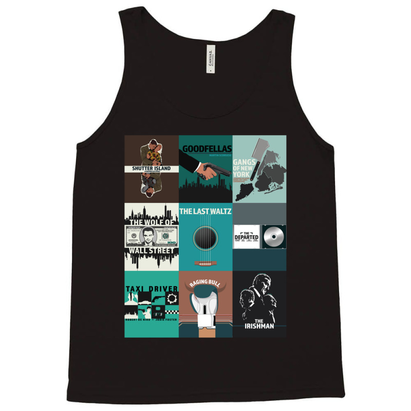 Martin Scorsese Classic Films Movie Art Gift Tank Top by AaronFosterJr. | Artistshot