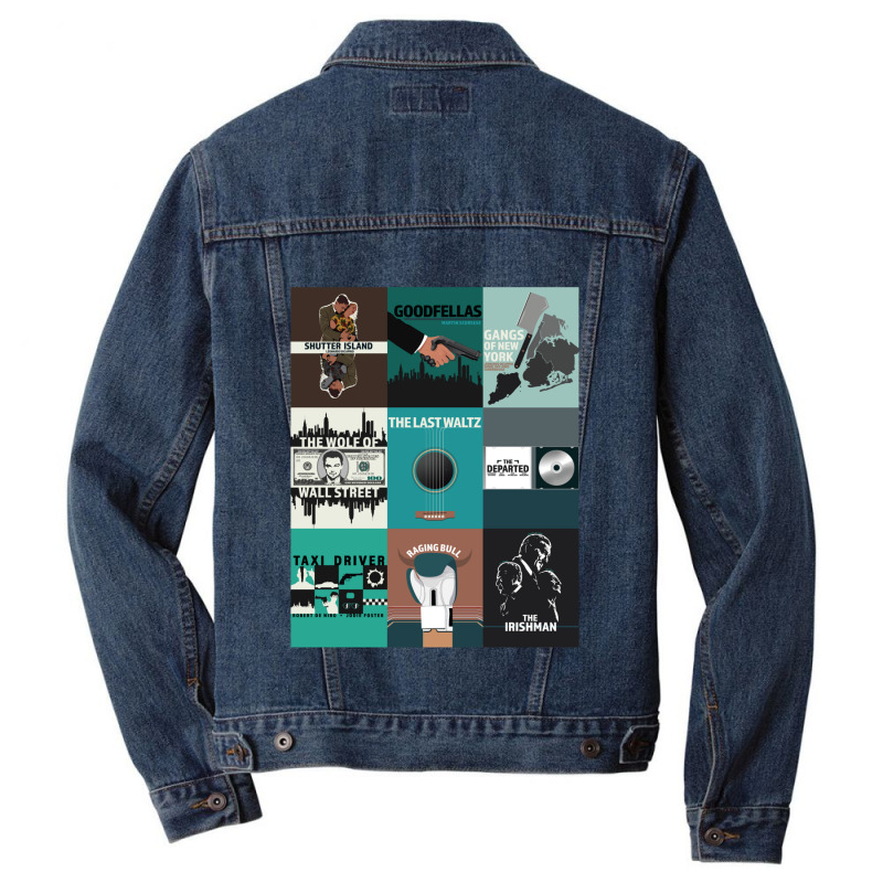 Martin Scorsese Classic Films Movie Art Gift Men Denim Jacket by AaronFosterJr. | Artistshot