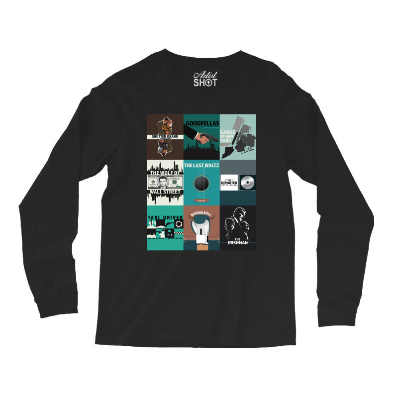 Martin Scorsese Classic Films Movie Art Gift Long Sleeve Shirts by AaronFosterJr. | Artistshot