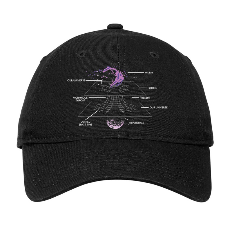 Physics Wormhole Time Travel Astrophysicists Adjustable Cap by Posh | Artistshot