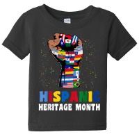 Hispanic Heritage Month Colorful Countries Flags Latinx Hand T Shirt Baby Tee | Artistshot