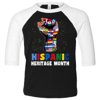 Hispanic Heritage Month Colorful Countries Flags Latinx Hand T Shirt Toddler 3/4 Sleeve Tee | Artistshot