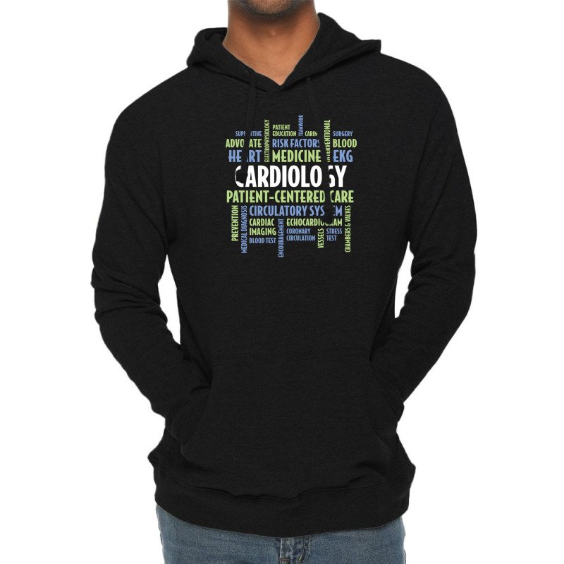 Cardiologist & Cardiovascular Professionals Cardiology Long Sleeve T S Lightweight Hoodie by cm-arts | Artistshot