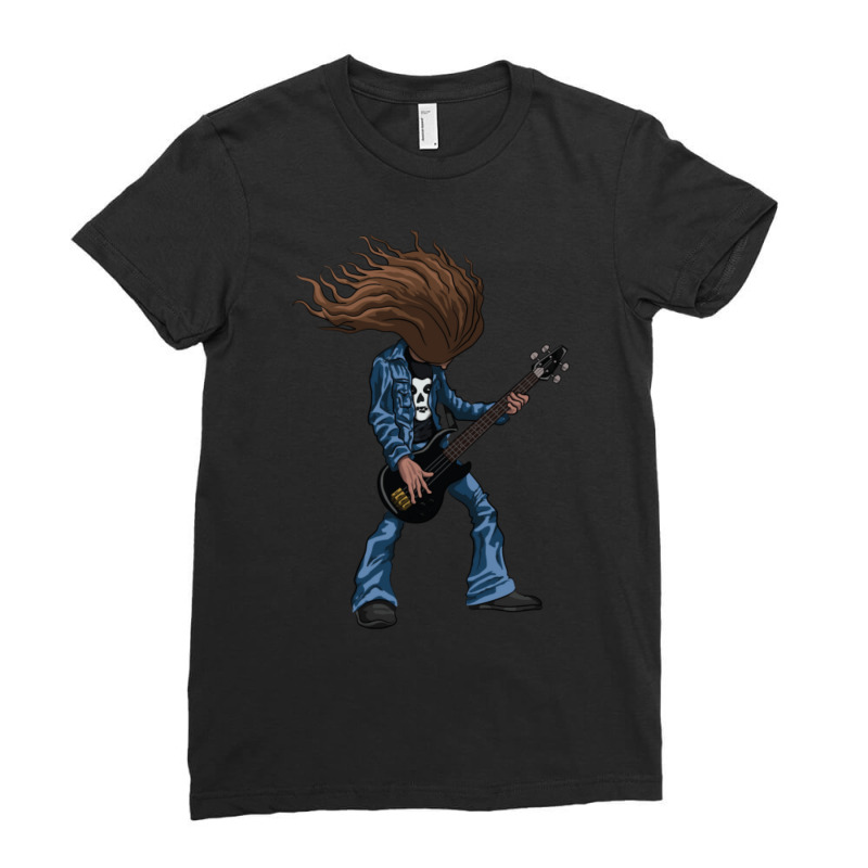 Cliff Burton Ladies Fitted T-Shirt by cm-arts | Artistshot