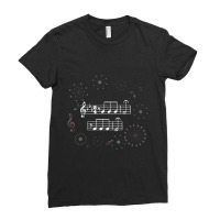 Beethoven 5th Symphony Music Classic Fireworks Ladies Fitted T-shirt | Artistshot