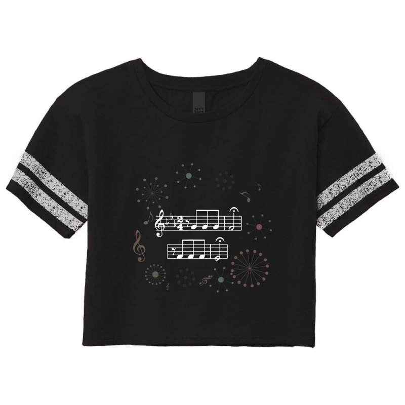 Beethoven 5th Symphony Music Classic Fireworks Scorecard Crop Tee by cm-arts | Artistshot