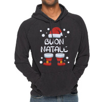 Buon Natale Italian Christmas Santa Merry Xmas Italy T Shirt Vintage Hoodie | Artistshot