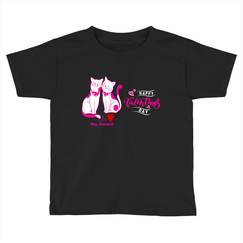 Valentine's Days Special Design Love Cat Toddler T-shirt | Artistshot